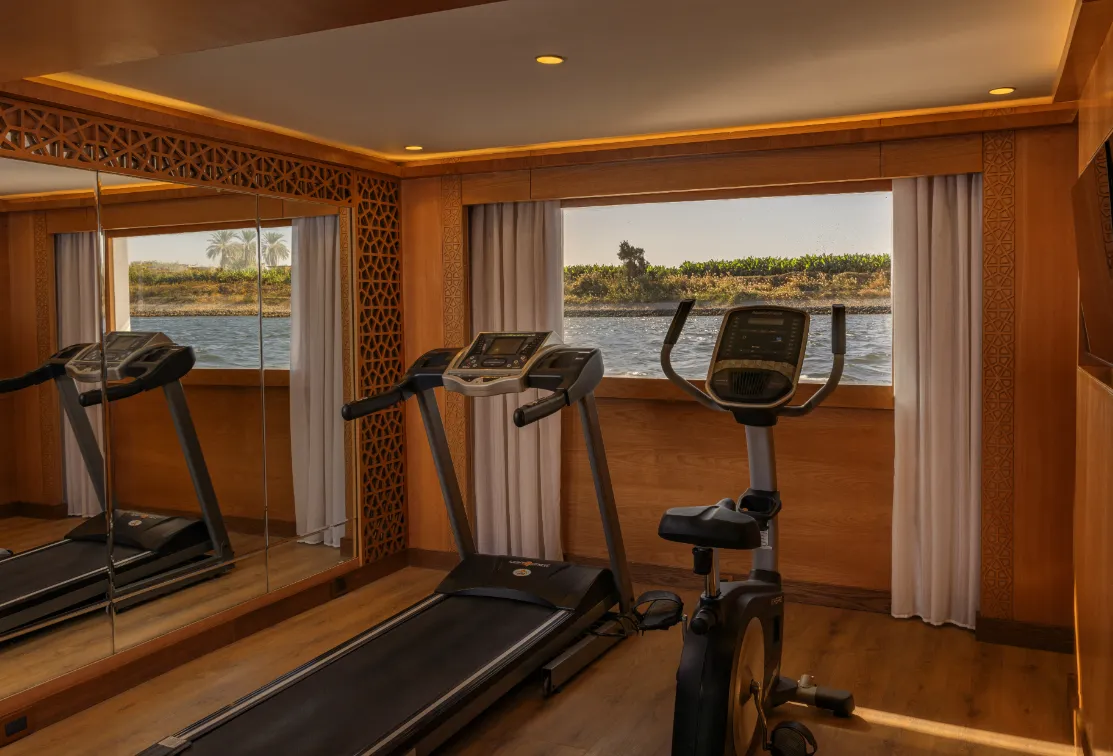 Gym aboard the Jaz Elite Senator Nile Cruise Nile cruise